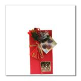 Ballotin de chocolats bio du commerce équitable - Décor Noël - 200g